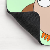 キュートクリスマスフクロウマウスパッド マウスパッド (コーナー)