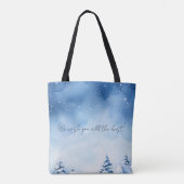 キュートクリスマスブラックキャットフェスティバルホリデー トートバッグ (裏面)