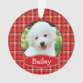 キュートクリスマスプレドペットポートレートオーナメント オーナメント