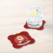 キュートクリスマスベビー漫画紙コースター ペーパーコースター (インサイチュ)