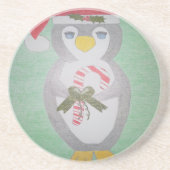 キュートクリスマスペンギン コースター (正面)