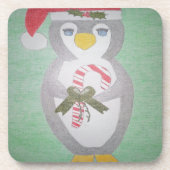 キュートクリスマスペンギン コースター (正面)