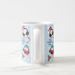 キュートクリスマスペンギン コーヒーマグカップ