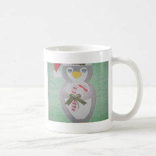 キュートクリスマスペンギン コーヒーマグカップ
