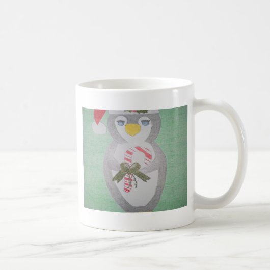 キュートクリスマスペンギン コーヒーマグカップ (右)