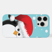 キュートクリスマスペンギン iPhoneケース (裏面横)