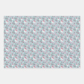 キュートクリスマスホリデイ格言 ラッピングペーパーシート (正面3)