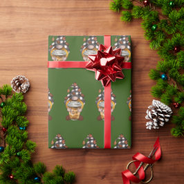 キュートクリスマスホリデーコーヒー格言ラッピング紙 ラッピングペーパー