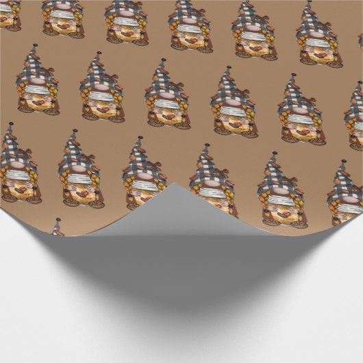 キュートクリスマスホリデーコーヒー格言 ラッピングペーパー (角)