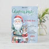 キュートクリスマスホリデーパーティー 招待状 (スタンド正面)