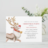 キュートクリスマスマンガートリンダーホリデーパーティー 招待状 (スタンド正面)