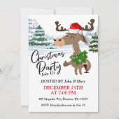 キュートクリスマスムースクリスマス招待状 招待状 (正面)