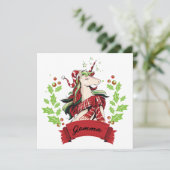 キュートクリスマスユニコーン名前をカスタムする (スタンド正面)