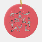 キュートクリスマスヨーダディアーオーナメント セラミックオーナメント (正面)