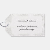 キュートクリスマスラブラドール子犬とオレンジ虎猫 ギフトタグ (裏面横)