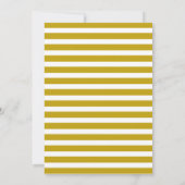 キュートクリスマス小妖精や小人オンゴールデン&ホワイト招待状 招待状 (裏面)