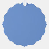 キュートクリスマス小妖精や小人カスタム オーナメントカード (裏面)