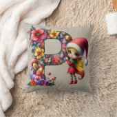 キュートクリスマス小妖精や小人フェスティバルPタンフェイクレザー クッション (ブランケット)