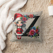 キュートクリスマス小妖精や小人フェスティバルZタンフェイクレザー クッション (ブランケット)