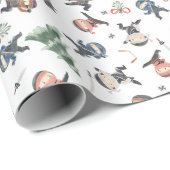 キュートクリスマス忍者戦士キッズホリデイ ラッピングペーパー (ロールコーナー)