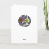 キュートクリスマス格言お洒落ホリデーカード シーズンカード (裏面)