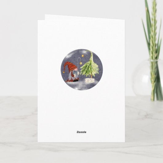 キュートクリスマス格言お洒落ホリデーカード シーズンカード (裏面)