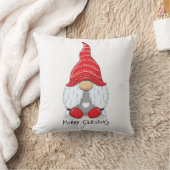 キュートクリスマス格言ウォーターカラーアートクラシックラウンド クッション (ブランケット)