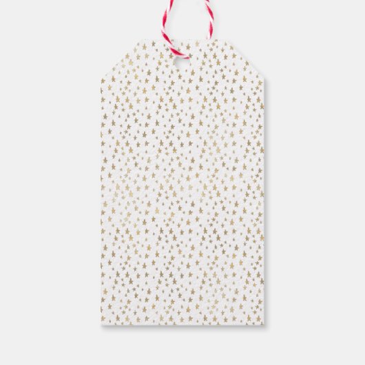 キュートクリスマス格言カスタマイズギフトラベル ギフトタグ (裏面)