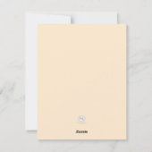 キュートクリスマス格言トナカイ シーズンカード (裏面)