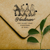 キュートクリスマス格言ファミリー差出人住所 セルフインキングスタンプ