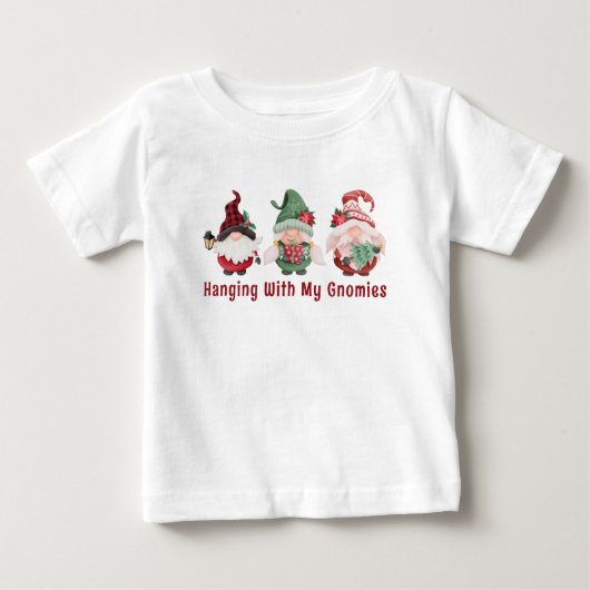 キュートクリスマス格言ホリデイ ベビーTシャツ (正面)