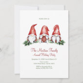 キュートクリスマス格言ホリデーパーティー招待状 招待状 (正面)