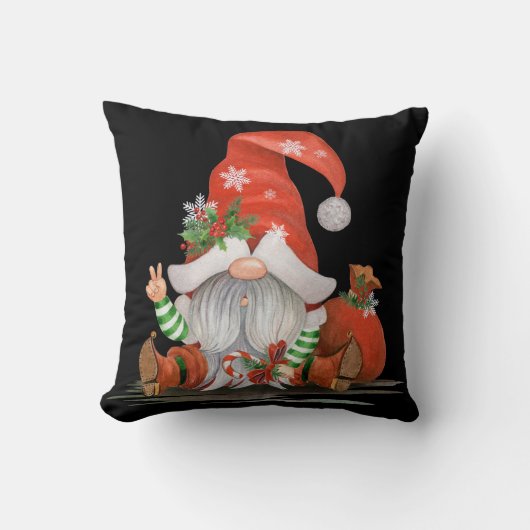 キュートクリスマス格言ホームデコール クッション (正面)
