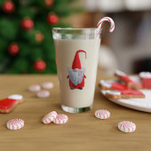 キュートクリスマス格言モノグラムフェスティバルガラス タンブラーグラス