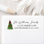 キュートクリスマス格言差出人住所 ラベル (インサイチュ)