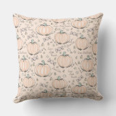 キュートクリームリトルカボチャ秋装飾用クッション クッション (裏面)