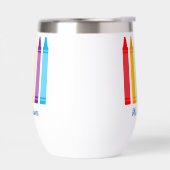 キュートクレヨン小学校先生 パーソナライズされた (左面)