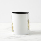 キュートクーガーマウンテンライオンキャットキットファイアー引用文 マグカップ (中央)