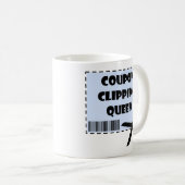 キュートクーポンクリッピングクイーンことわざ コーヒーマグカップ (正面右)