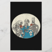 キュートクールドッグトランプトランプのポーカーテキサス州ホールデム チラシ (正面)