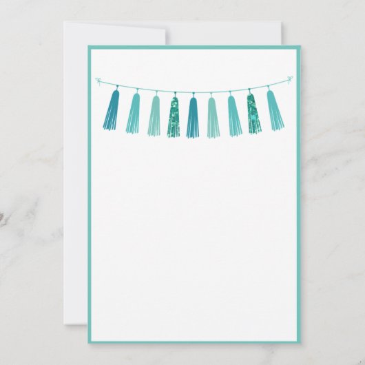 キュートグかわいらしリーングリッタータスル サンキューカード (裏面)