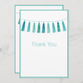 キュートグかわいらしリーングリッタータスル サンキューカード (正面/裏面)