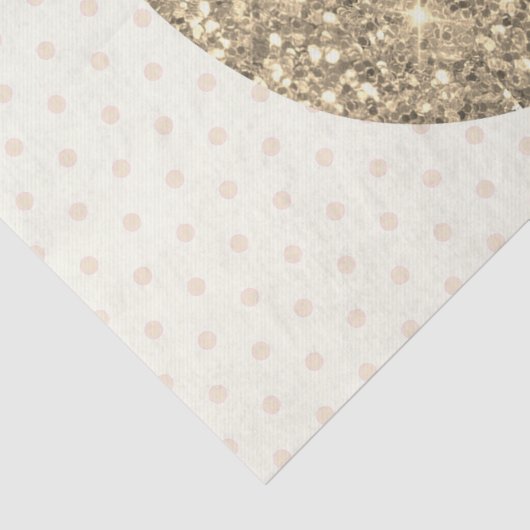 キュートグエレガントラム金ゴールドグリッター蹄鉄 薄葉紙 (詳細)