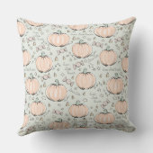 キュートグリーンリトルカボチャ秋装飾用クッション クッション (裏面)