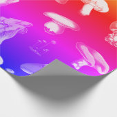 キュートグルービーコテージコアフォレストマッシュルーム ラッピングペーパー (角)