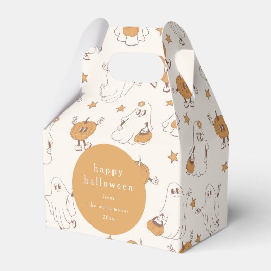 キュートグルービーレトロ幽霊カボプキンハロウィンカスタム フェイバーボックス (正面サイド)