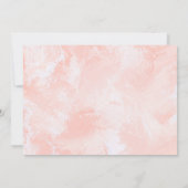 キュートグレーギニアピグバスケットボールカスタムパーティー 招待状 (裏面)