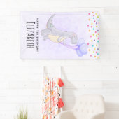 キュートグレーティラノサウルスレックス恐竜のおもちゃ誕生日 横断幕 (インサイチュ)