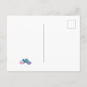 キュートグレーベビーバニーラビットイースターホリデイ ポストカード (裏面)