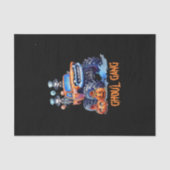 キュートグール不気味集団スケルトントラックハロウィーン 薄葉紙 (正面)